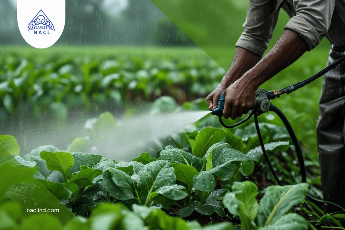 Smart spraying during monsoon