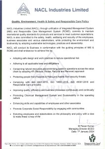 NACL-QEHS&RC Policy